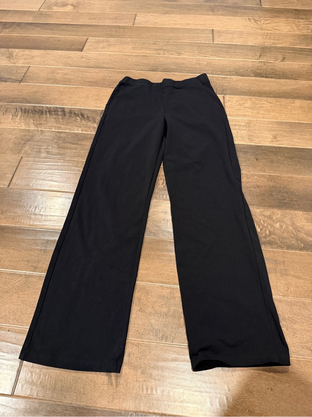 Saint + Sofia Black Wide Leg Trousers